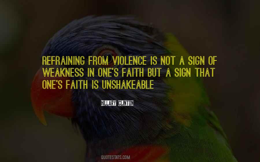 Unshakeable Faith Quotes #485342