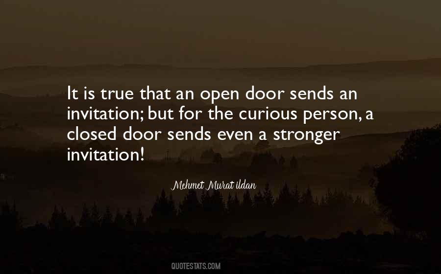 Open A Closed Door Quotes #1826844