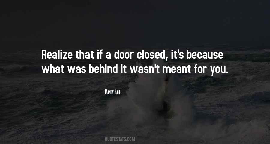 Open A Closed Door Quotes #665462