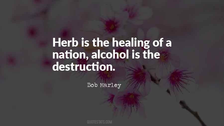Bob Marley Marijuana Quotes #1201003