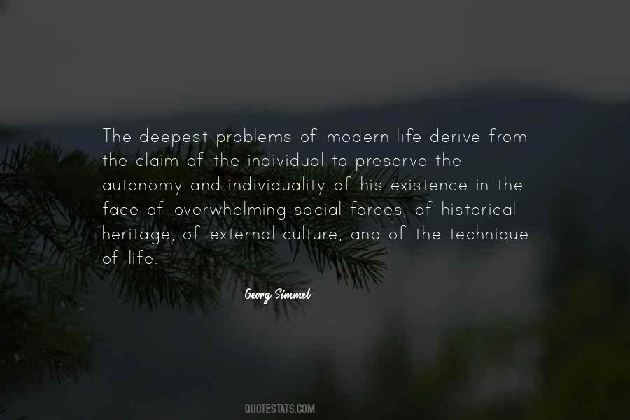 Modern Problems Quotes #1760570