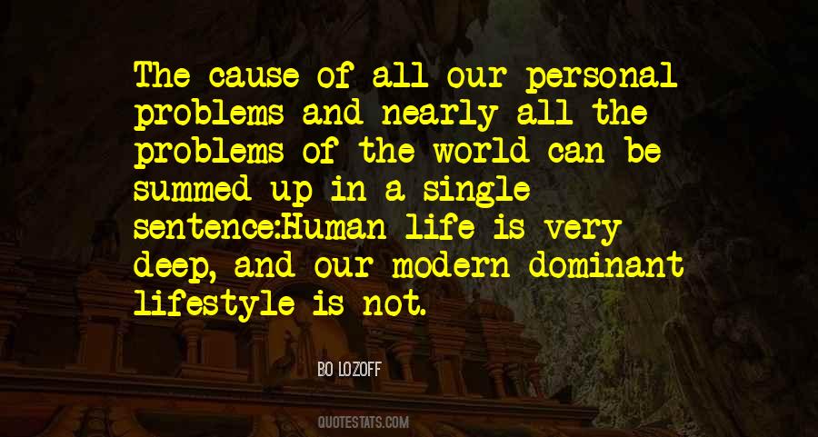 Modern Problems Quotes #905803