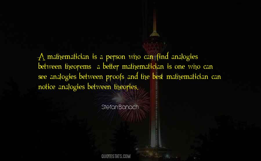 Mathematician Banach Quotes #931390