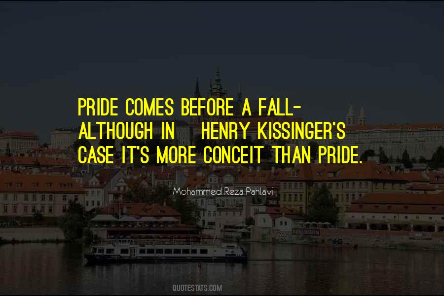 Pride Goes Before Fall Quotes #1688261