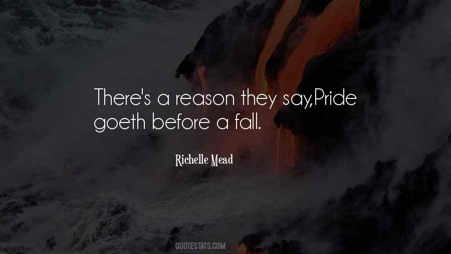 Pride Goes Before Fall Quotes #719212