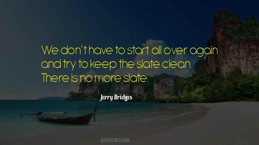 To Start Again Quotes #3833