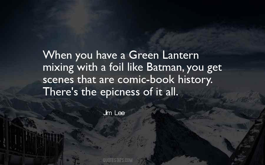 Best Green Lantern Comic Quotes #1381510