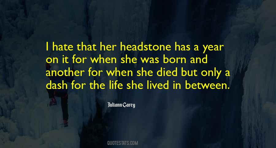 Best Headstone Quotes #1202728