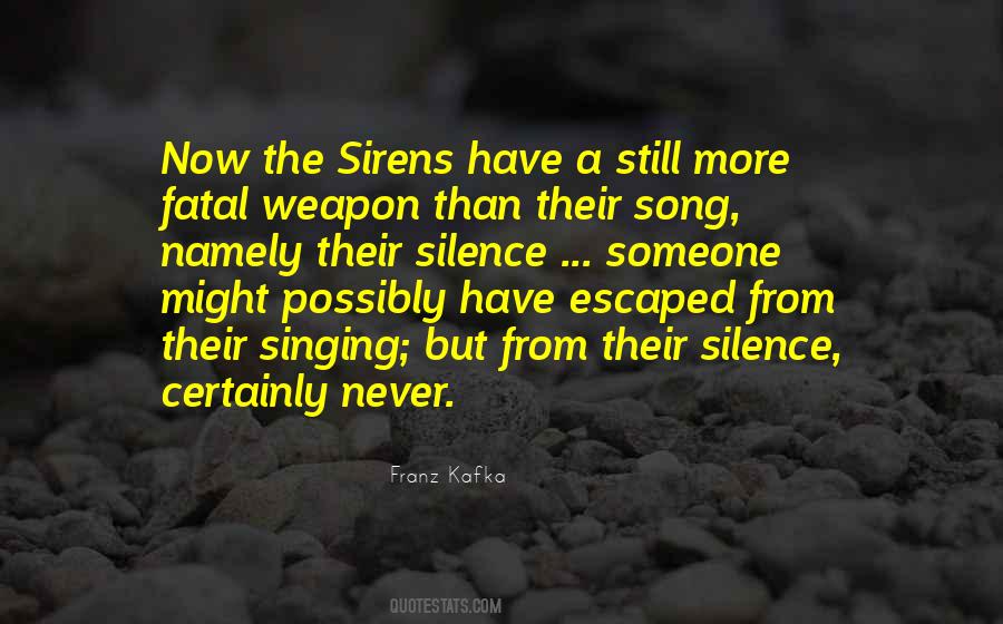 Sirens Song Quotes #1205599