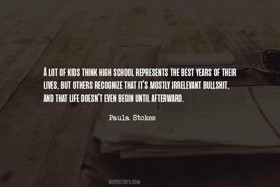 Best High School Quotes #1504351