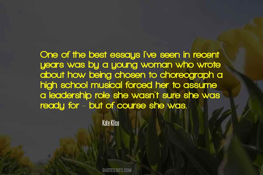 Best High School Quotes #242990