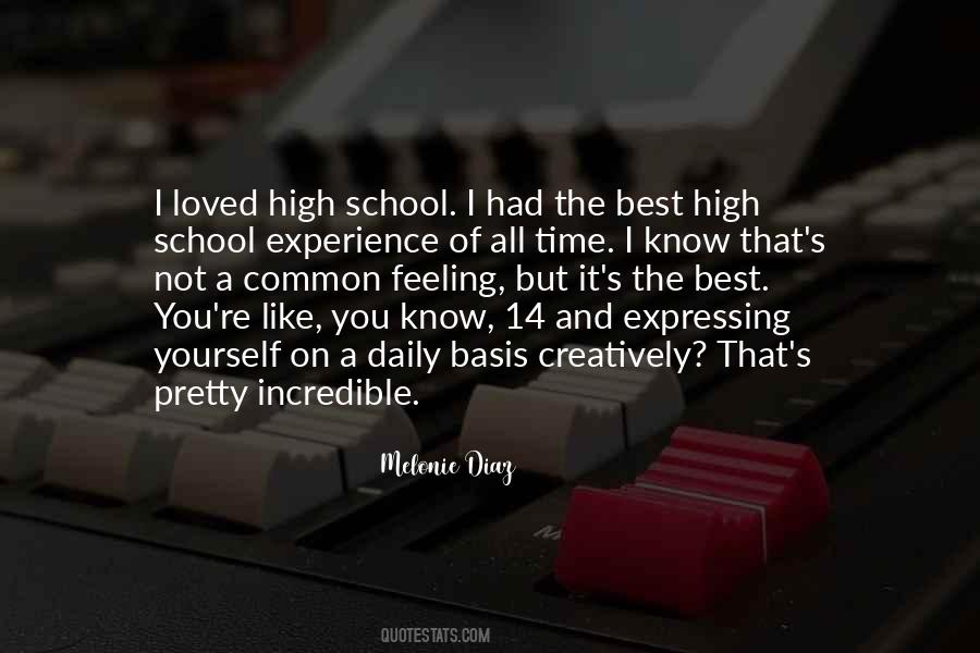 Best High School Quotes #250595