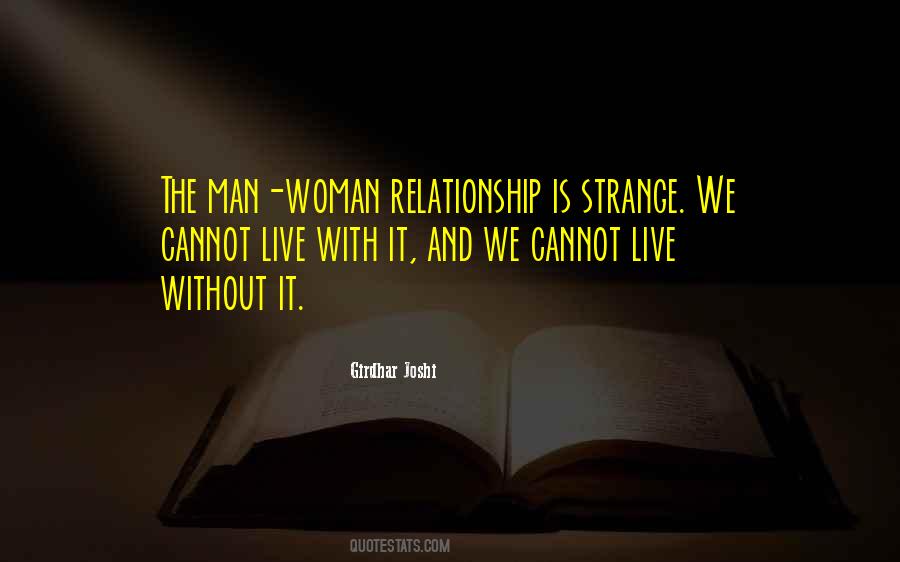 Quotes About Man Woman Relationship #203049