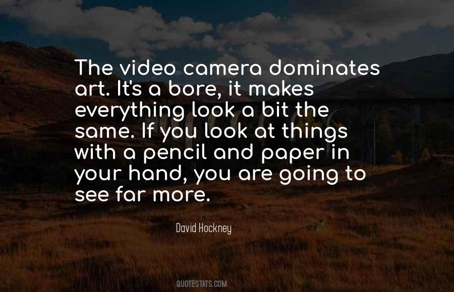 Hockney Photography Quotes #1050491
