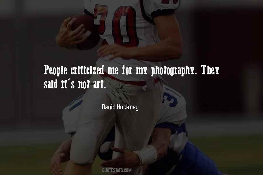 Hockney Photography Quotes #1739813