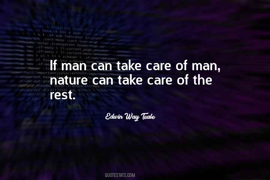 Quotes About Man Nature #905713