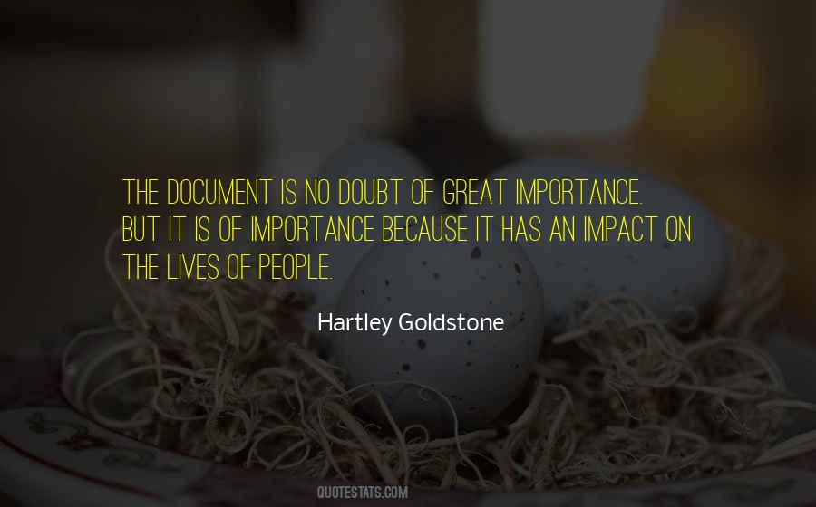 Great Impact Quotes #1343282