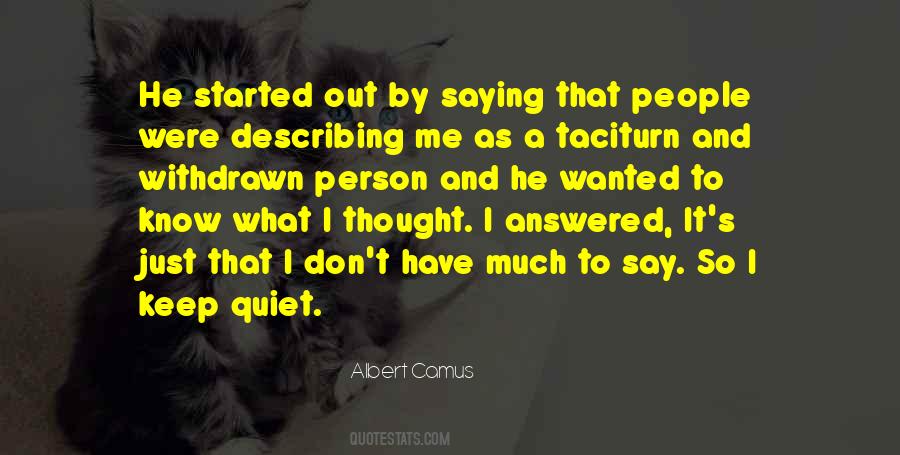 Describing People Quotes #1761405