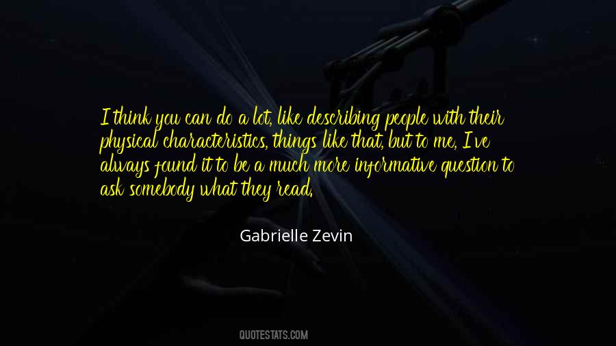 Describing People Quotes #343595