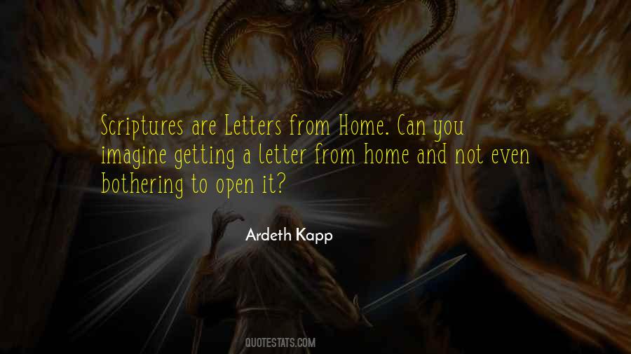Letters From Home Quotes #1375138