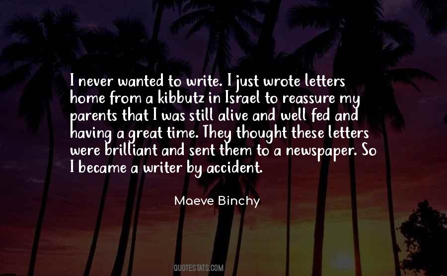 Letters From Home Quotes #1493237