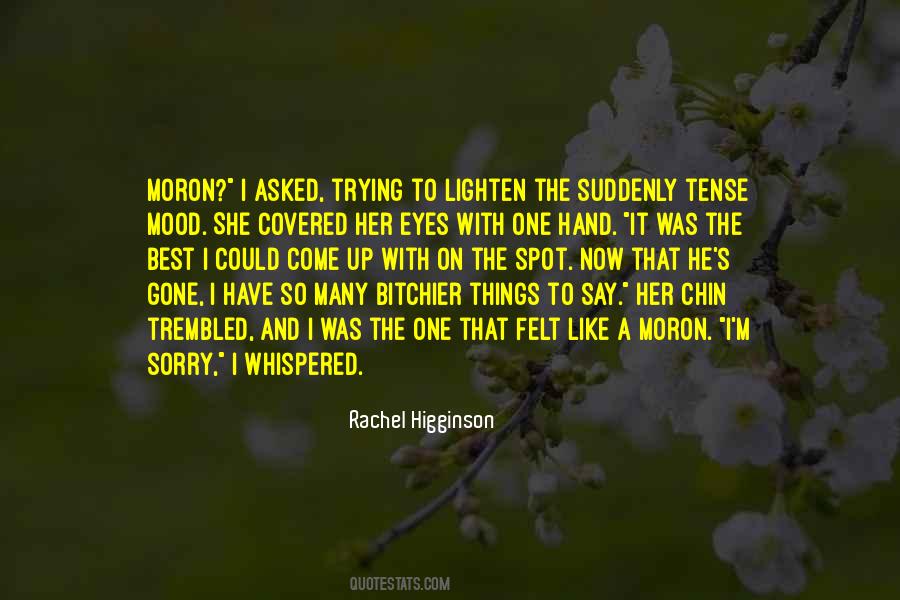 Best I M Sorry Quotes #1482443