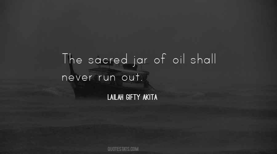 Jar Of Oil Quotes #1131422