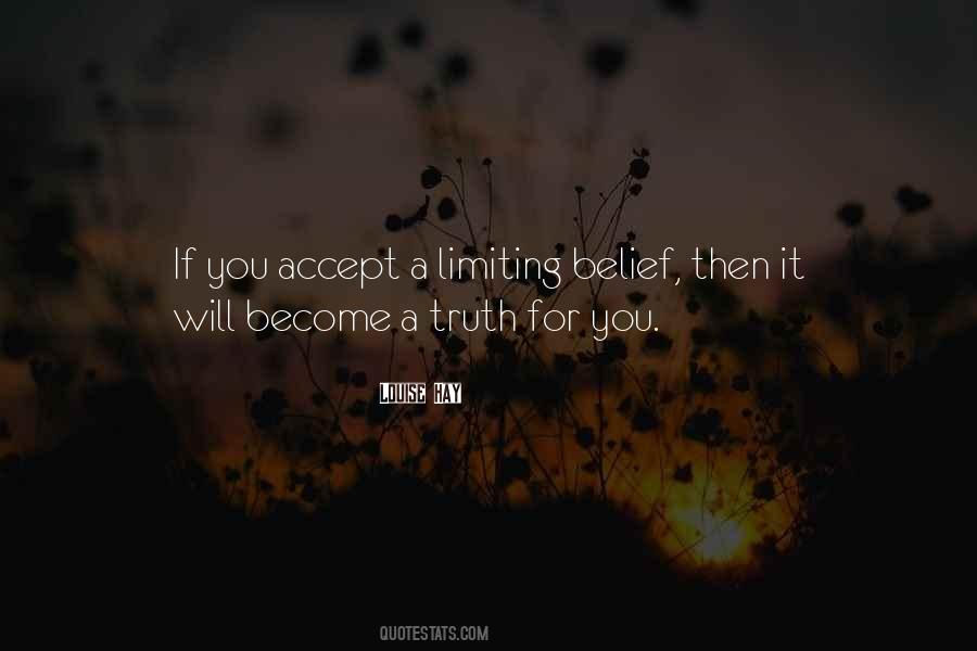 Limiting Belief Quotes #524666
