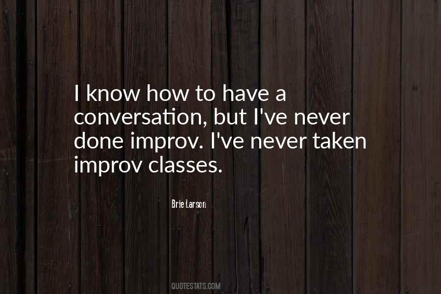 Best Improv Quotes #38185