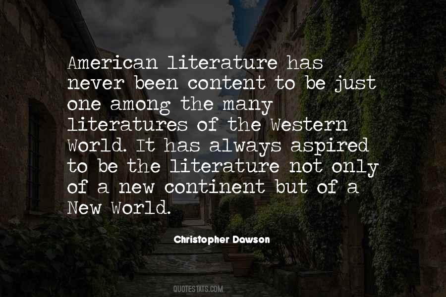 Western Literature Quotes #118452