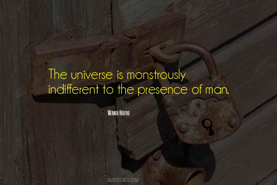 Indifferent Universe Quotes #102746