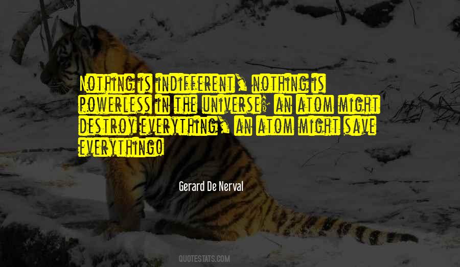 Indifferent Universe Quotes #1526512