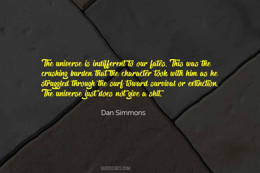 Indifferent Universe Quotes #637432