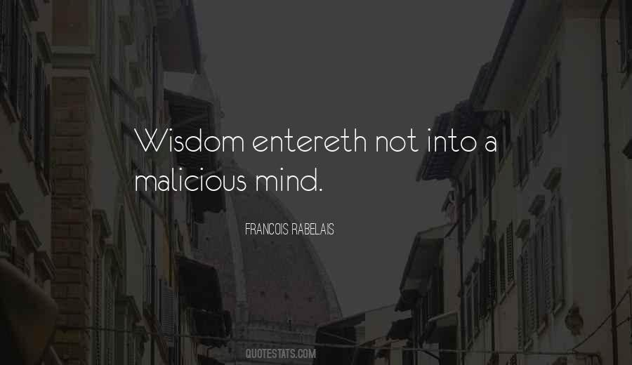 Quotes About Malicious Mind #970862