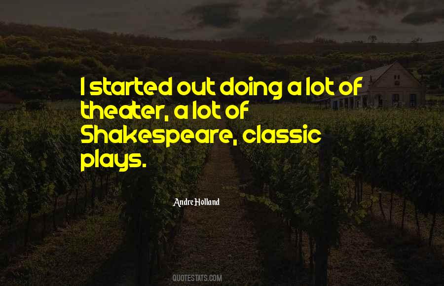 Shakespeare Theater Quotes #421203