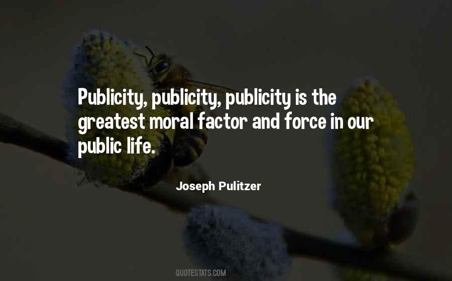 Best Joseph Pulitzer Quotes #1258412