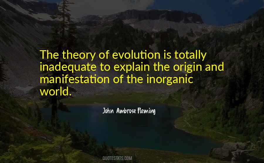 Quotes About The Theory Of Evolution #1865192