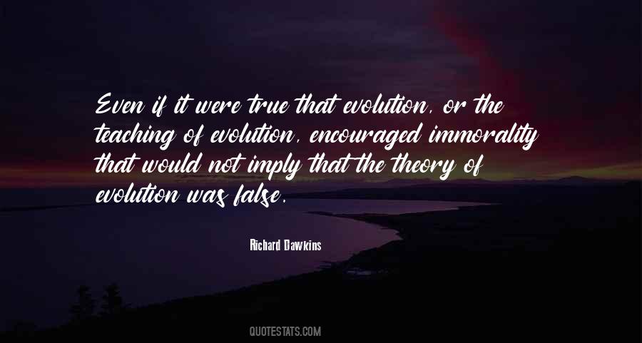 Quotes About The Theory Of Evolution #192163