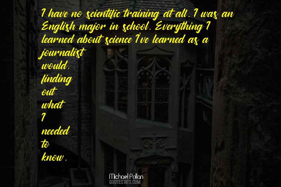 Scientific Training Quotes #1620125