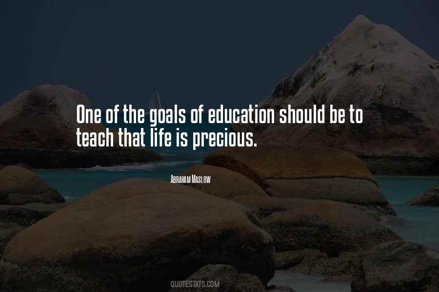 Education Goals Quotes #843671