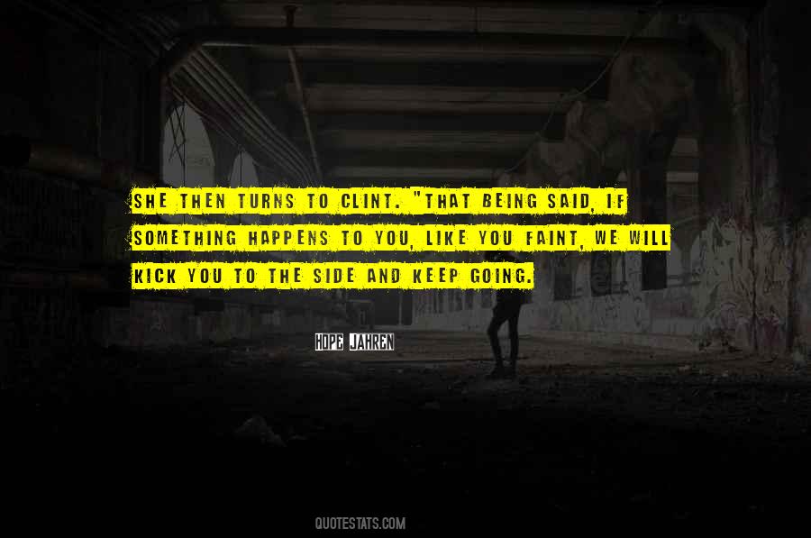 Never Let Them See You Sweat Quotes #337758