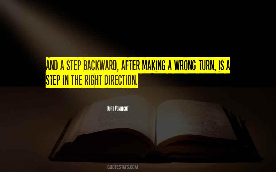 Backward Step Quotes #1292603