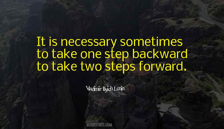 Backward Step Quotes #881191