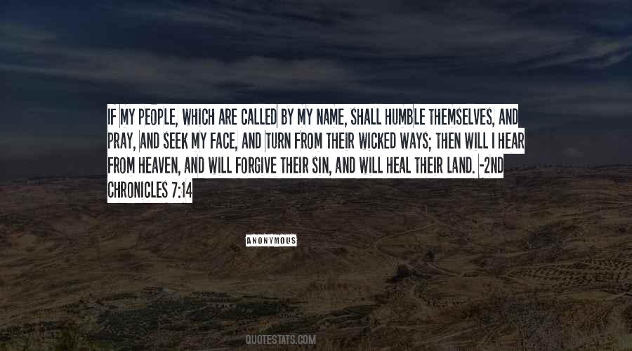 Heal Our Land Quotes #333468
