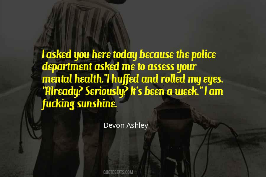 Mental Health Humor Quotes #998120