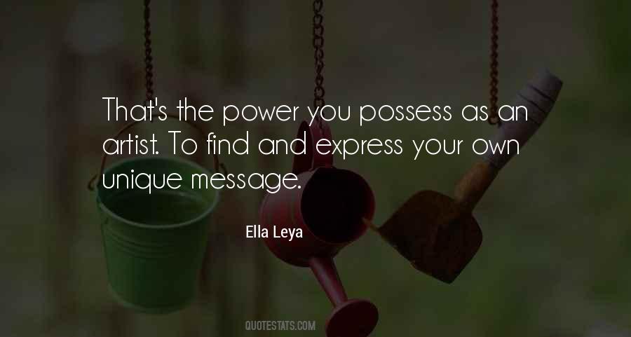 You Possess Quotes #1607604