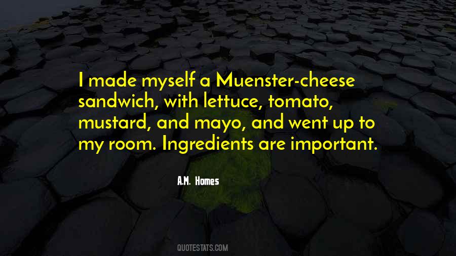 Muenster Cheese Quotes #1621753