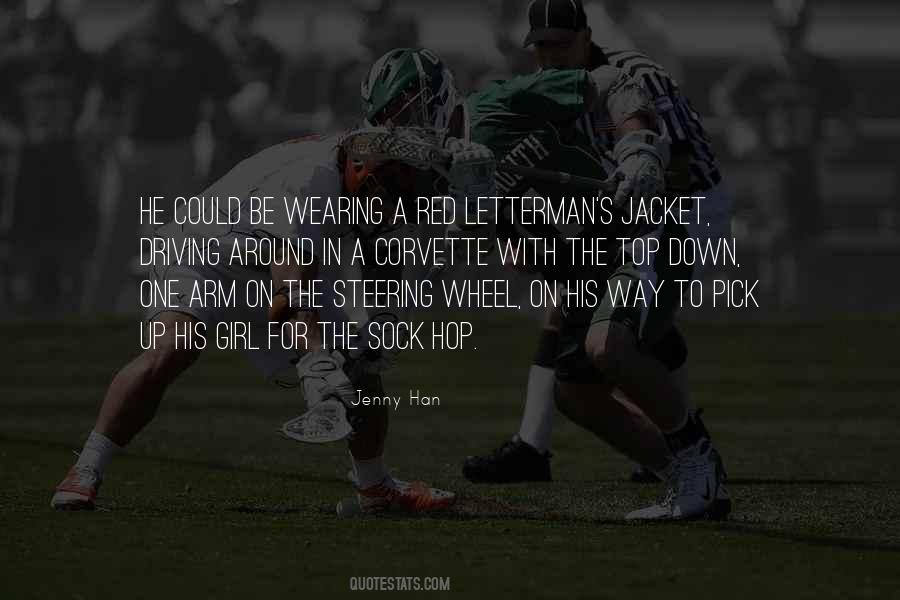 Best Letterman Jacket Quotes #150531