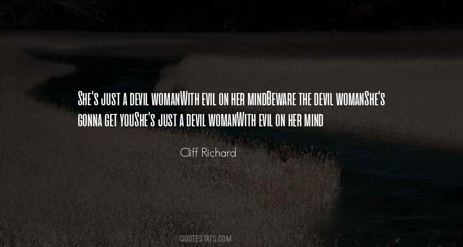 An Evil Woman Quotes #1137617