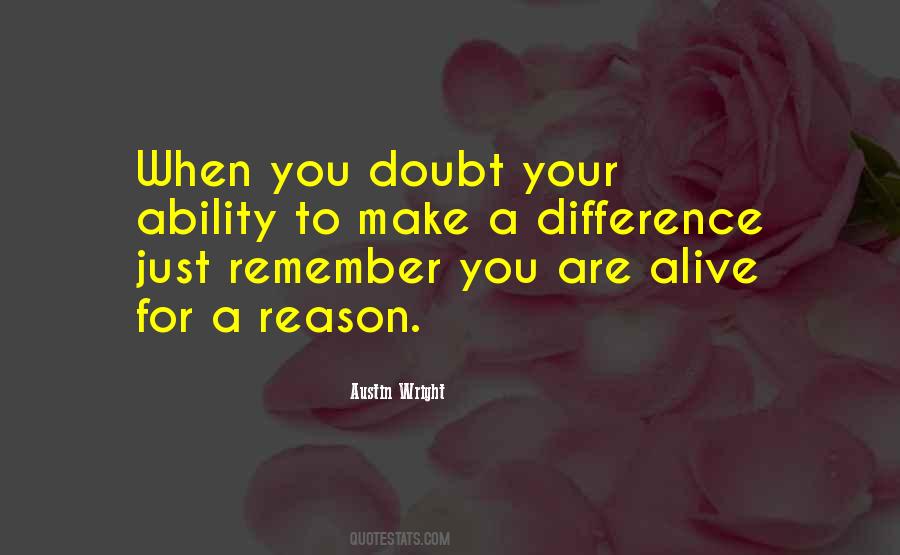 Doubt Inspirational Quotes #918971